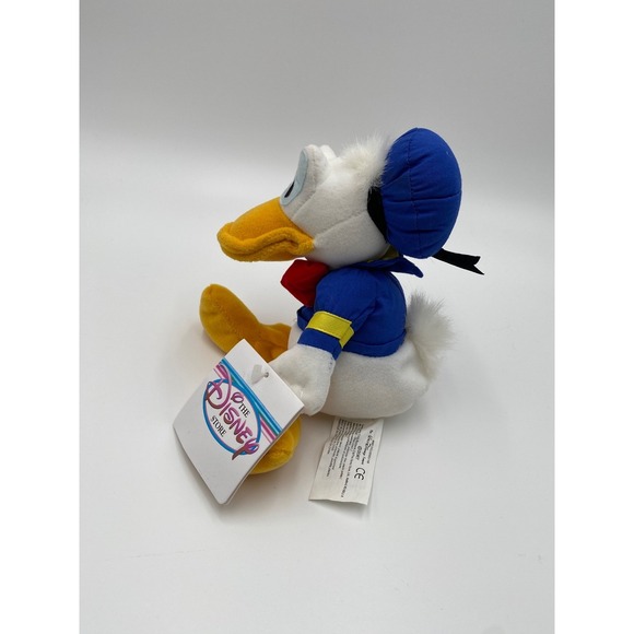Disney Store Donald Duck Mini Bean Bag Plush‎ Stuffed Animal Toy with Tags 9" - Picture 4 of 5
